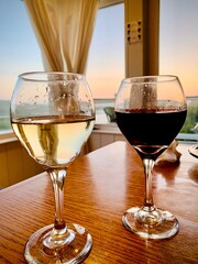 glass of red wine