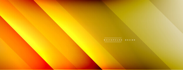 Dynamic lines abstract background. 3D shadow effects and fluid gradients. Modern overlapping forms