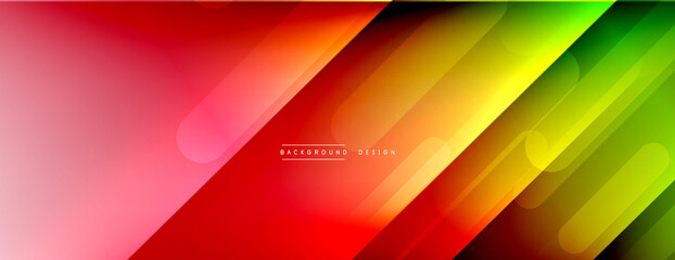 Dynamic lines abstract background. 3D shadow effects and fluid gradients. Modern overlapping forms