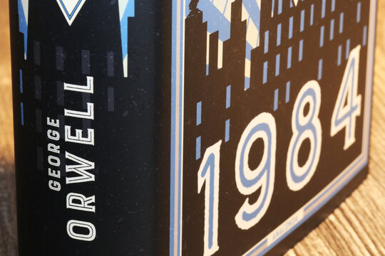 Nahaufnahme Vom Roman „1984“ Von George Orwell