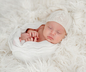 Newborn baby boy studio photoshoot