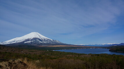 Mt. Fuji and the lake 