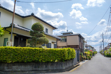 住宅地　一戸建て　ベッドタウン　京都府木津川市