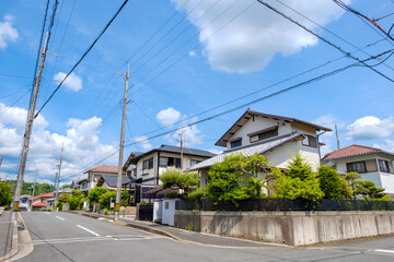 住宅地　一戸建て　ベッドタウン　京都府木津川市