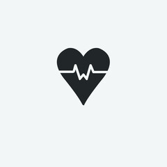 Cardiogram vector icon