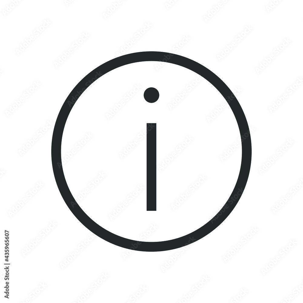 Poster info vector icon. information symbol. helpdesk service and support button sign. i point help logo. i