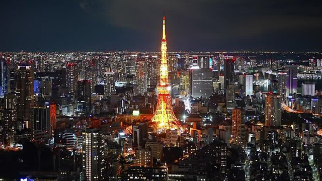 東京都心の夜景