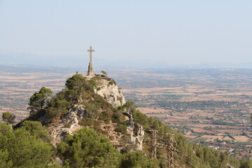 cross on a mountain