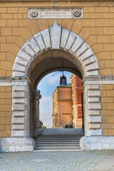 Widok na zamek królewski na Wawelu