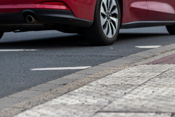 Danger in road traffic for blind people and disabled people is minimized by floor guidance systems...