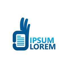 Good document logo template design