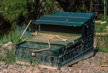 Chasse, hutteau, affut