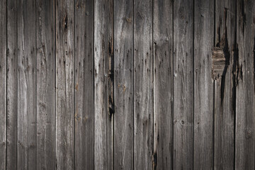 Old wood siding, faded and distressed background texture