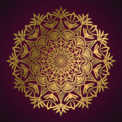 Floral mandala background