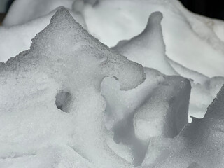 close up of ice