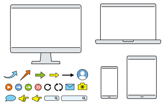 1 023 Best ノートパソコン 正面 Images Stock Photos Vectors Adobe Stock