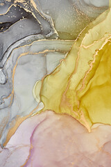 Alcohol ink art.Mixing liquid paints. Modern, abstract colorful background, wallpaper. Marble texture.Translucent colors