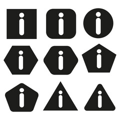 Graphic flat set about icon for your design and website