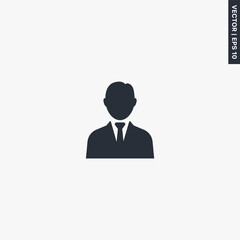 Businessman, avatar, premium quality flat icon