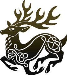 Celtic deer stag