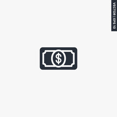 Dollar, premium quality flat icon