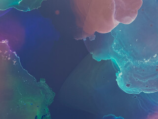 Space Wallpaper.  Multilayer Cobalt Pattern.