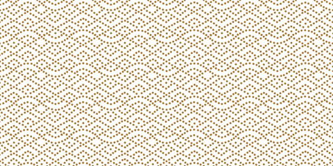 Japanese dot background. Seamless pattern.Vector. 和風ドットパターン