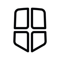 Protection shield icon