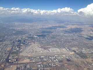 aerial view of the city