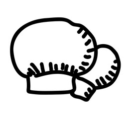 Mushroom hand drawn illustration