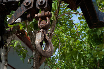 large metal hook for lifting heavy objects