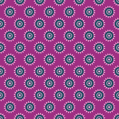  traditional mandala print with pink background seamless repeat pattern