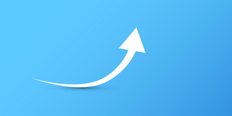 icona, freccia, salita, salire, decollo