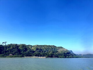 tropical island in the sea
