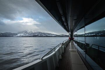 Schifffahrt auf dem Vierwaldstättersee, Luzern, Schweiz.