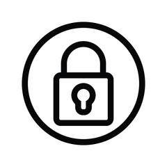 Lock, secure icon