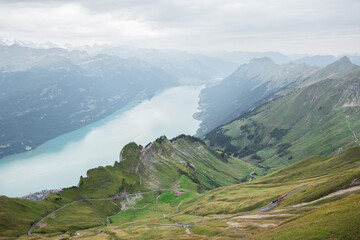 Naklejka premium Brienzer Rothorn, Brienz, Bern, Schweiz.