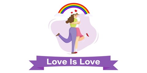 vector illustration for LGBTQ pride day, the month of pride