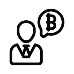 Bitcoin Investor Icon