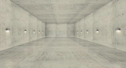  nice concrete simple wall lighting urdan style 3d place image_4