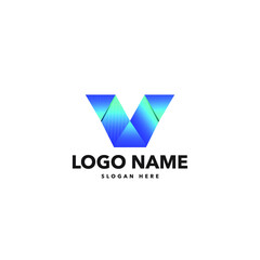 V LOGO - V LETTER - V LETTER MODERN LOGO