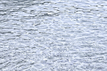 Obraz premium 水テクスチャ背景(透明) メタルの様に輝く水面