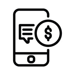 Mobile banking icon