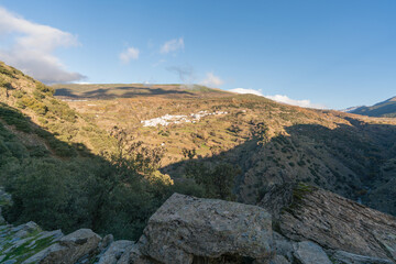 mountainous landscape in Sierra Nevada