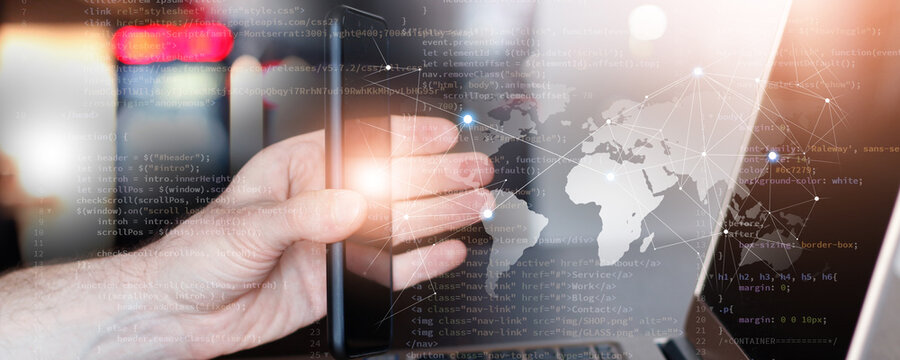 smartphone and laptop connection