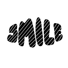 mile. Motivating slogan, for posters, banners, advertising. Flat style.