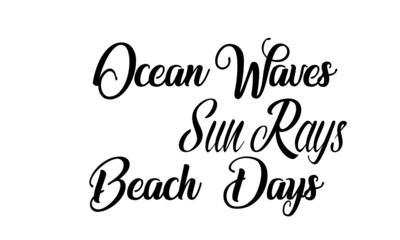 Summer Vibes for print or use as poster, card, flyer or T Shirt