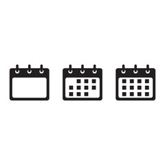 Calendar Isolated Flat Web Mobile Icon