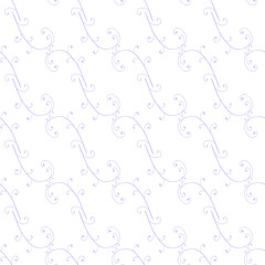 Floral element seamless background. Elegant decorative pattern with hand drawn flowers. Wallpaper, textile, scrapbook, packaging paper texture.