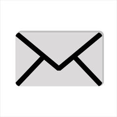 Mail icon vector. Simple flat symbol. vector design illustration.